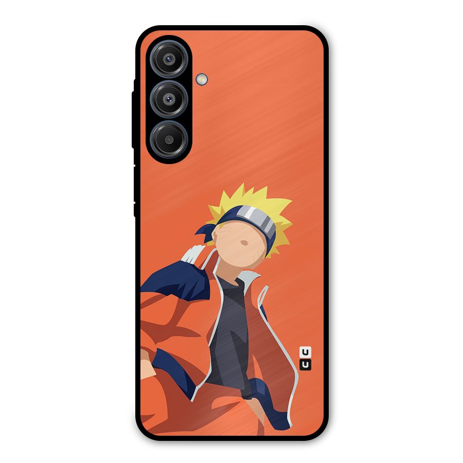 Naruto Uzumaki Minimalist Metal Back Case for Galaxy A16 5G