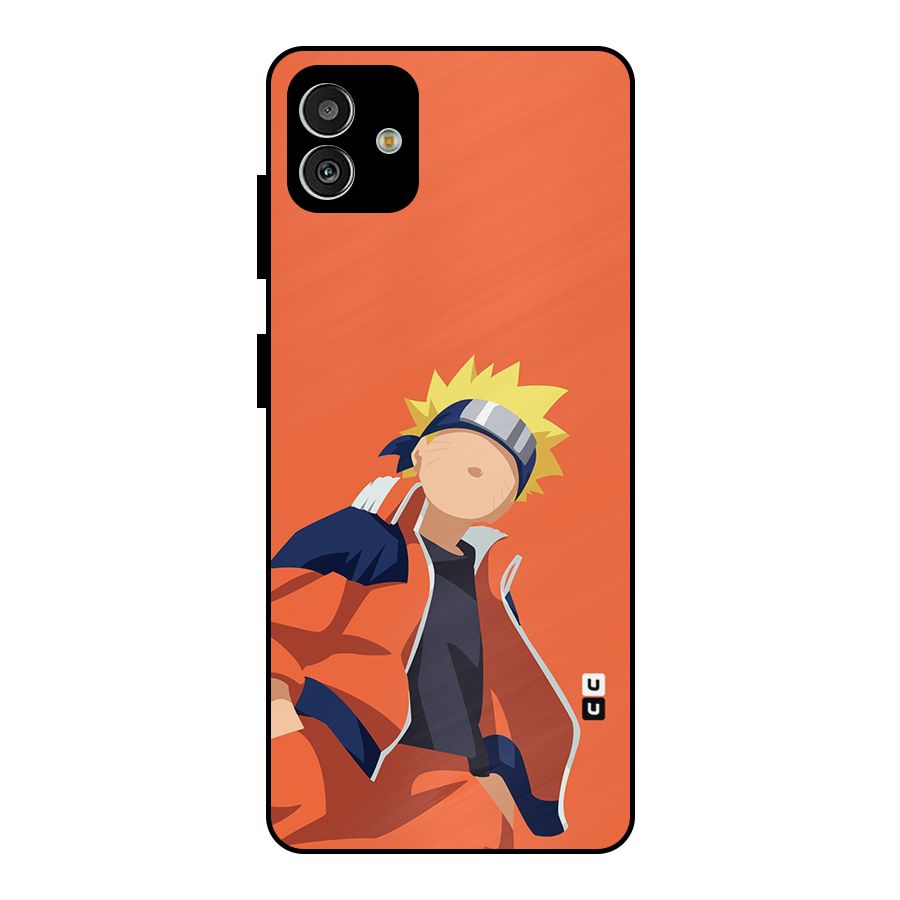 Naruto Uzumaki Minimalist Metal Back Case for Galaxy M13 5G