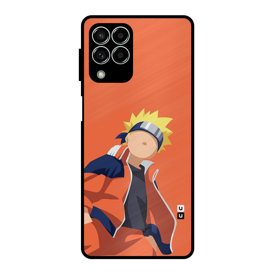 Naruto Uzumaki Minimalist Metal Back Case for Galaxy M33