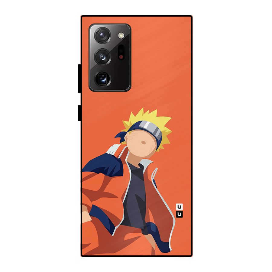 Naruto Uzumaki Minimalist Metal Back Case for Galaxy Note 20 Ultra 5G