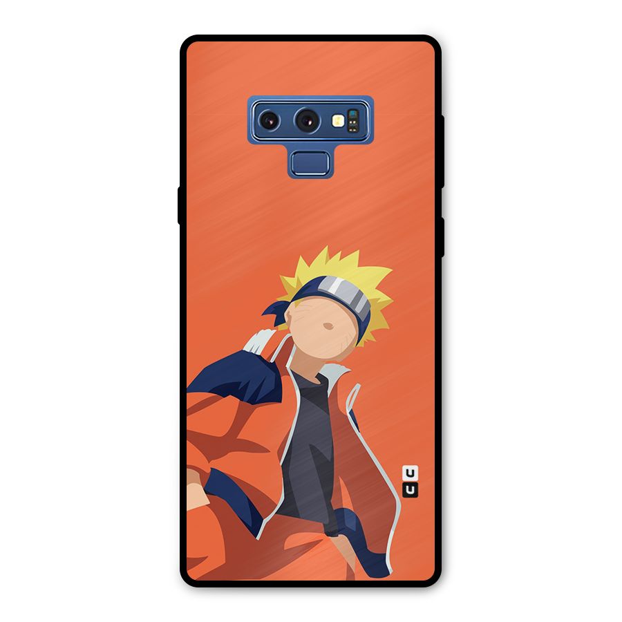 Naruto Uzumaki Minimalist Metal Back Case for Galaxy Note 9