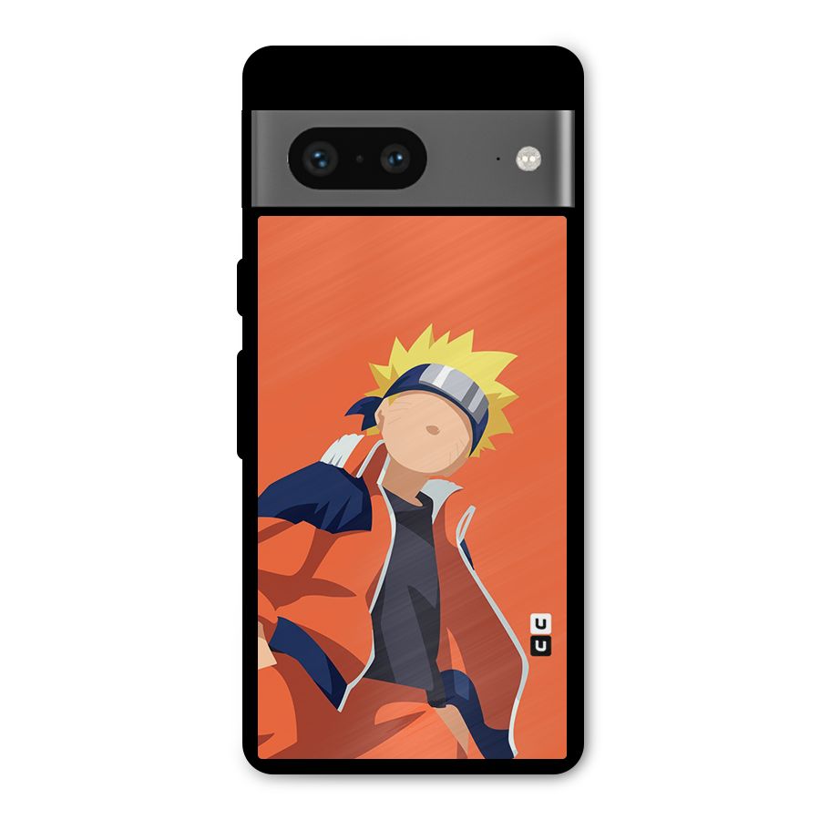 Naruto Uzumaki Minimalist Metal Back Case for Google Pixel 7
