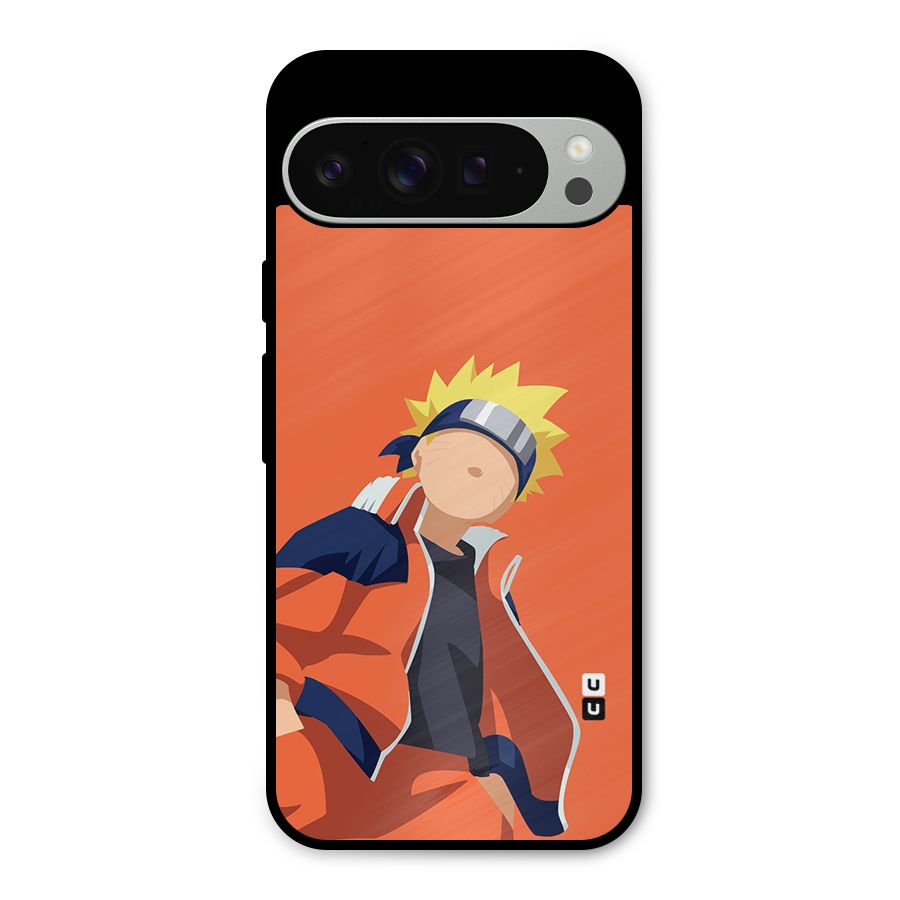 Naruto Uzumaki Minimalist Metal Back Case for Google Pixel 9 Pro XL