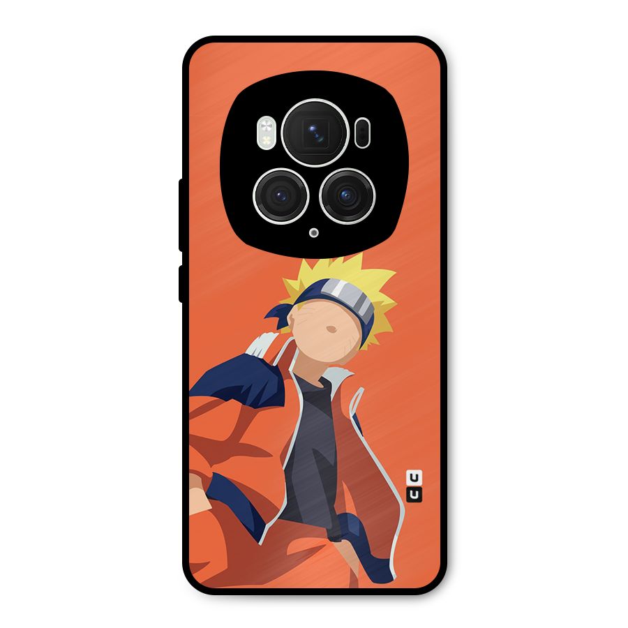 Naruto Uzumaki Minimalist Metal Back Case for Honor Magic6 Pro