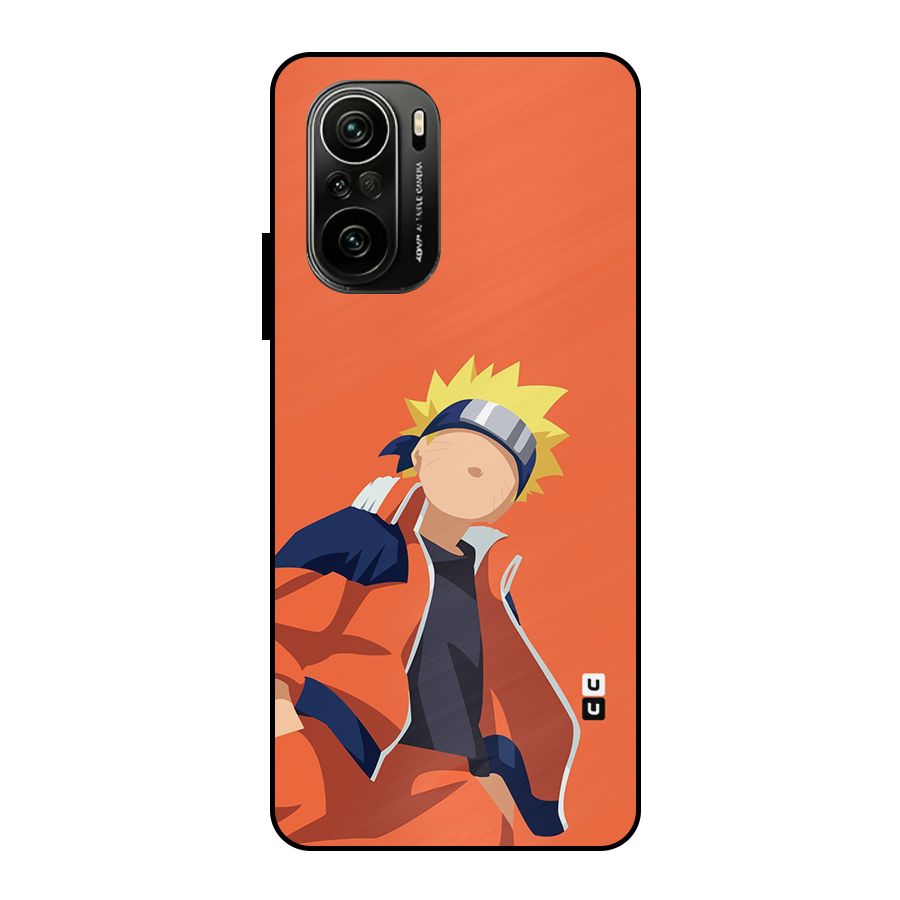 Naruto Uzumaki Minimalist Metal Back Case for Mi 11X Pro