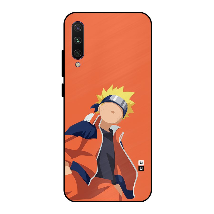 Naruto Uzumaki Minimalist Metal Back Case for Mi A3