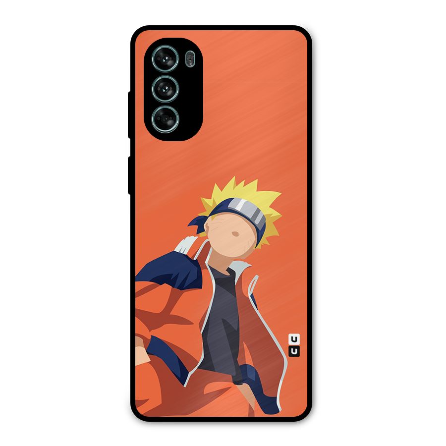 Naruto Uzumaki Minimalist Metal Back Case for Moto G62