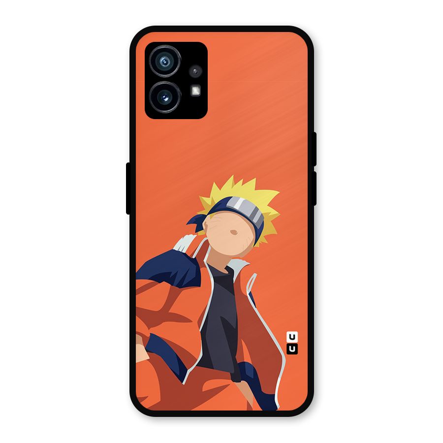 Naruto Uzumaki Minimalist Metal Back Case for Nothing Phone 1