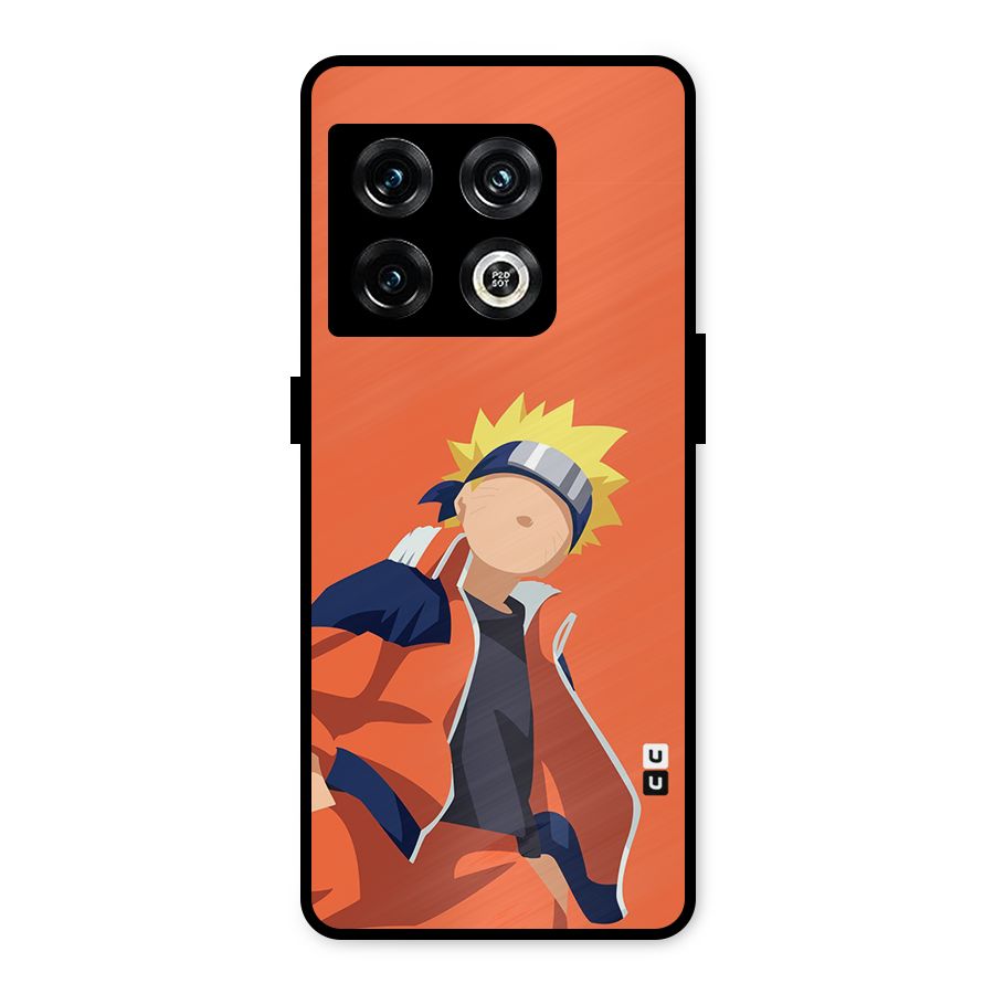 Naruto Uzumaki Minimalist Metal Back Case for OnePlus 10 Pro 5G