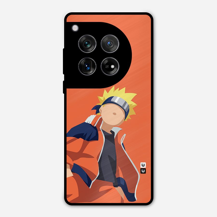 Naruto Uzumaki Minimalist Metal Back Case for OnePlus 12