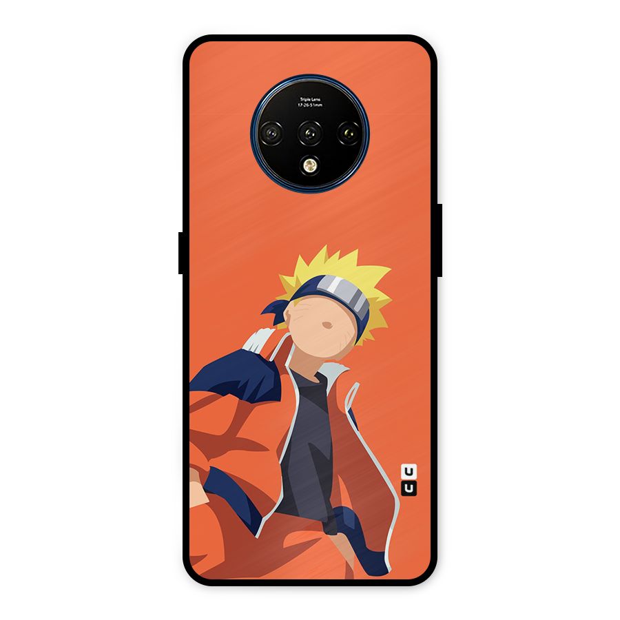 Naruto Uzumaki Minimalist Metal Back Case for OnePlus 7T