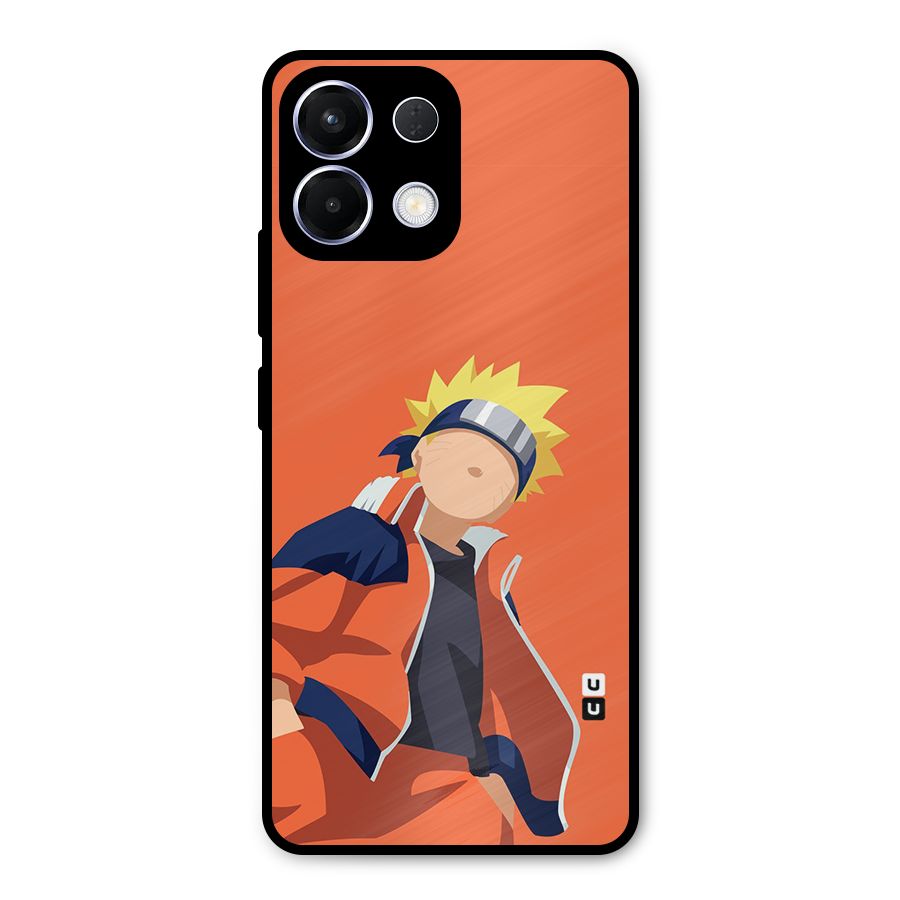 Naruto Uzumaki Minimalist Metal Back Case for Oppo K13