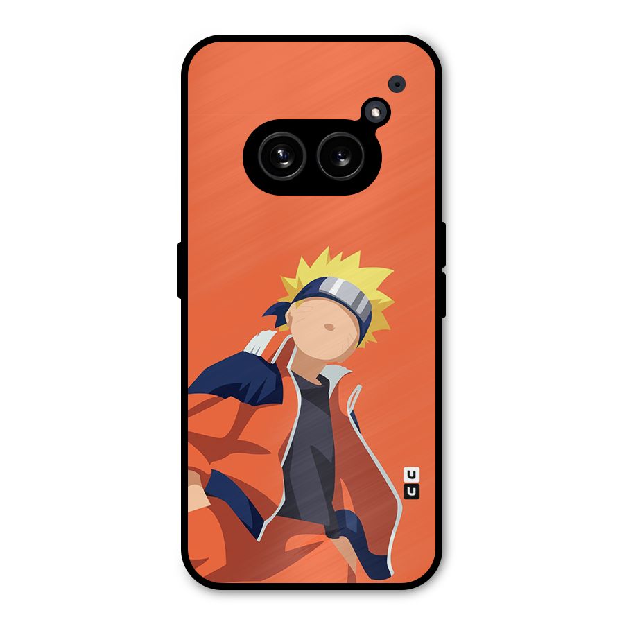 Naruto Uzumaki Minimalist Metal Back Case for Nothing Phone 2a