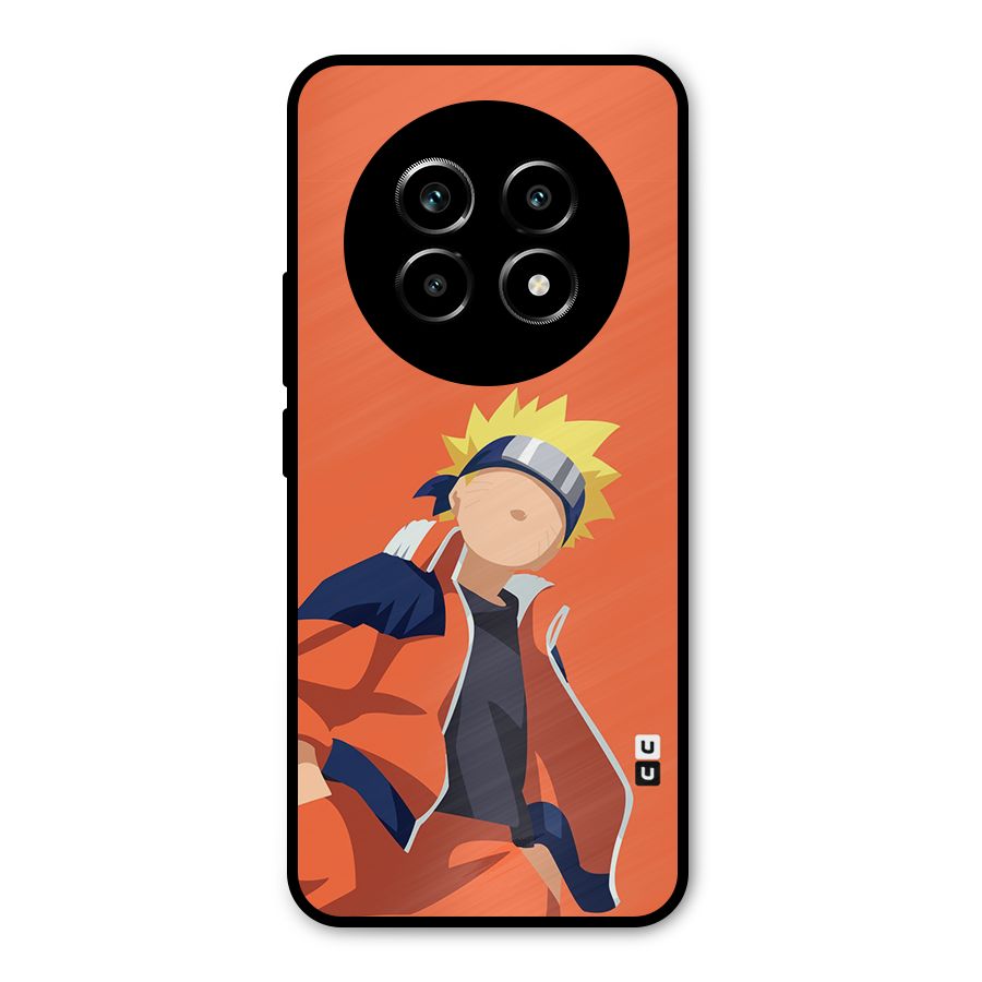 Naruto Uzumaki Minimalist Metal Back Case for Realme 13 Pro