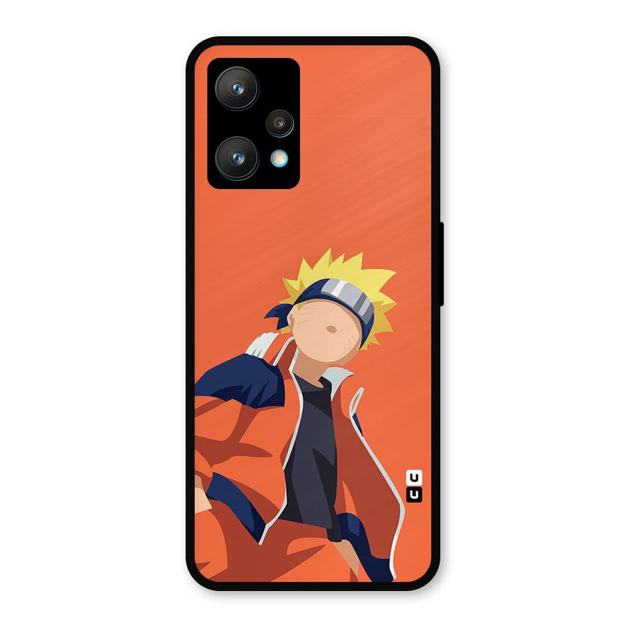 Naruto Uzumaki Minimalist Metal Back Case for Realme 9