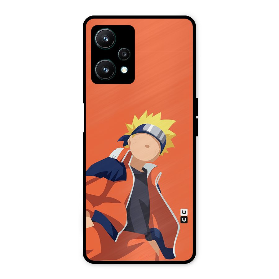 Naruto Uzumaki Minimalist Metal Back Case for Realme 9 Pro 5G