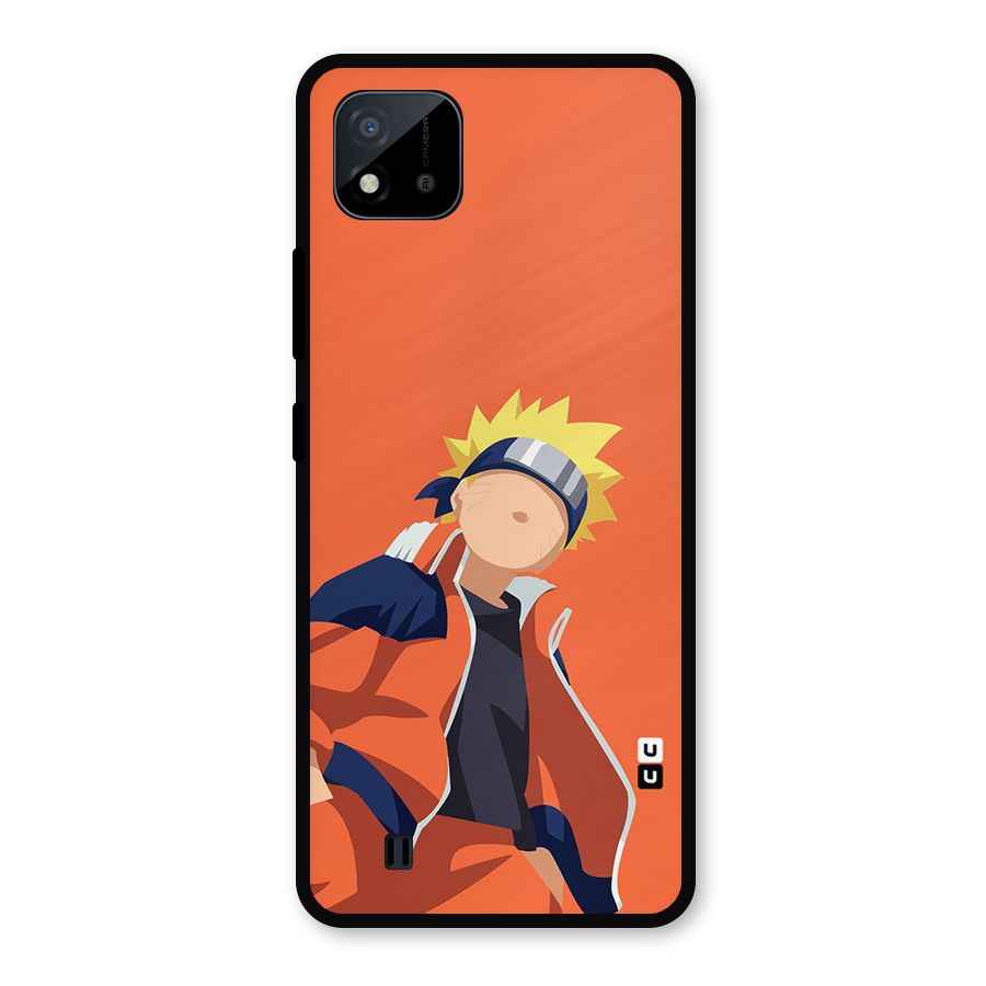 Naruto Uzumaki Minimalist Metal Back Case for Realme C11 2021