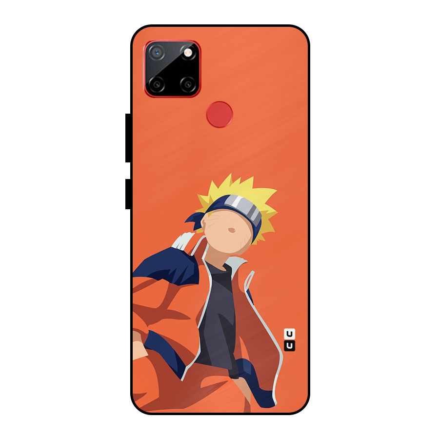 Naruto Uzumaki Minimalist Metal Back Case for Realme C12