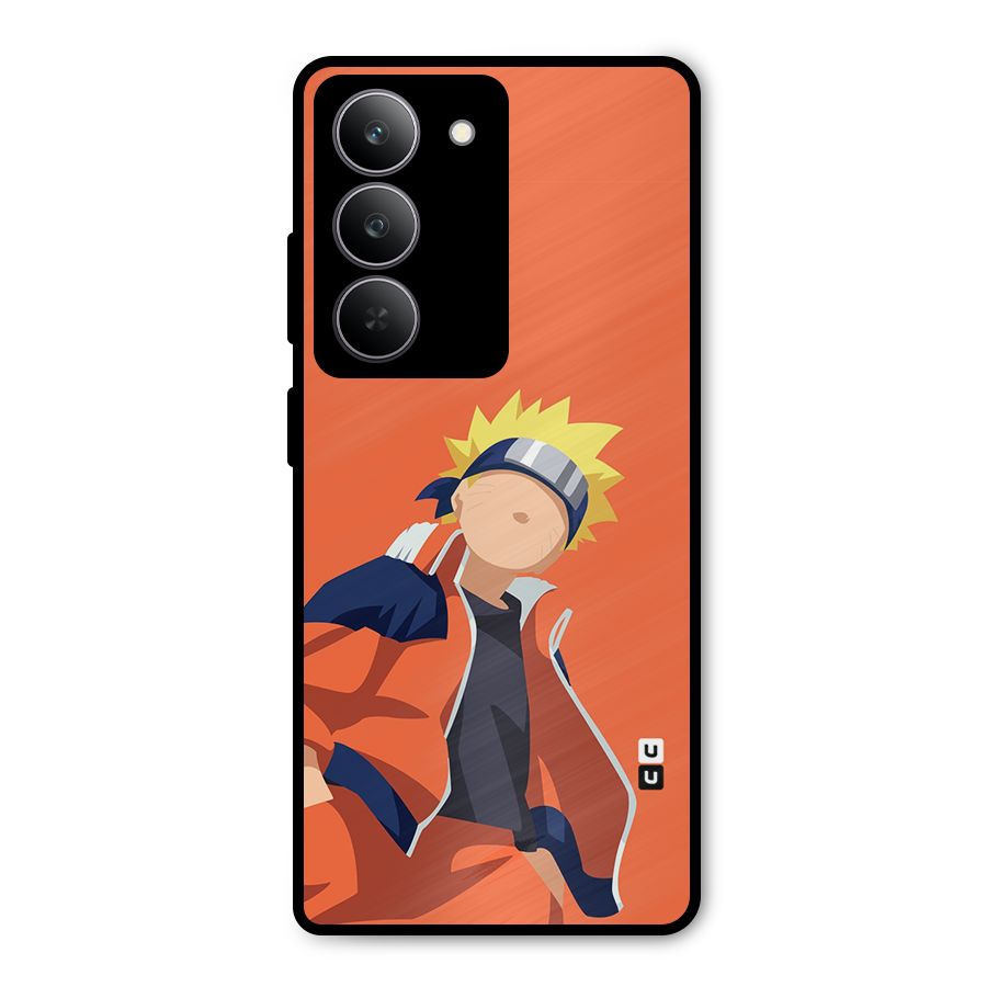 Naruto Uzumaki Minimalist Metal Back Case for Realme P3x