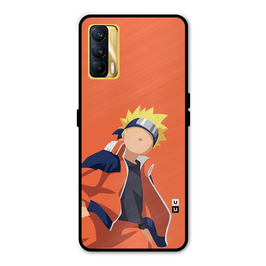 Naruto Uzumaki Minimalist Metal Back Case for Realme X7