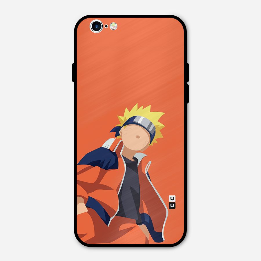 Naruto Uzumaki Minimalist Metal Back Case for iPhone 6 6s