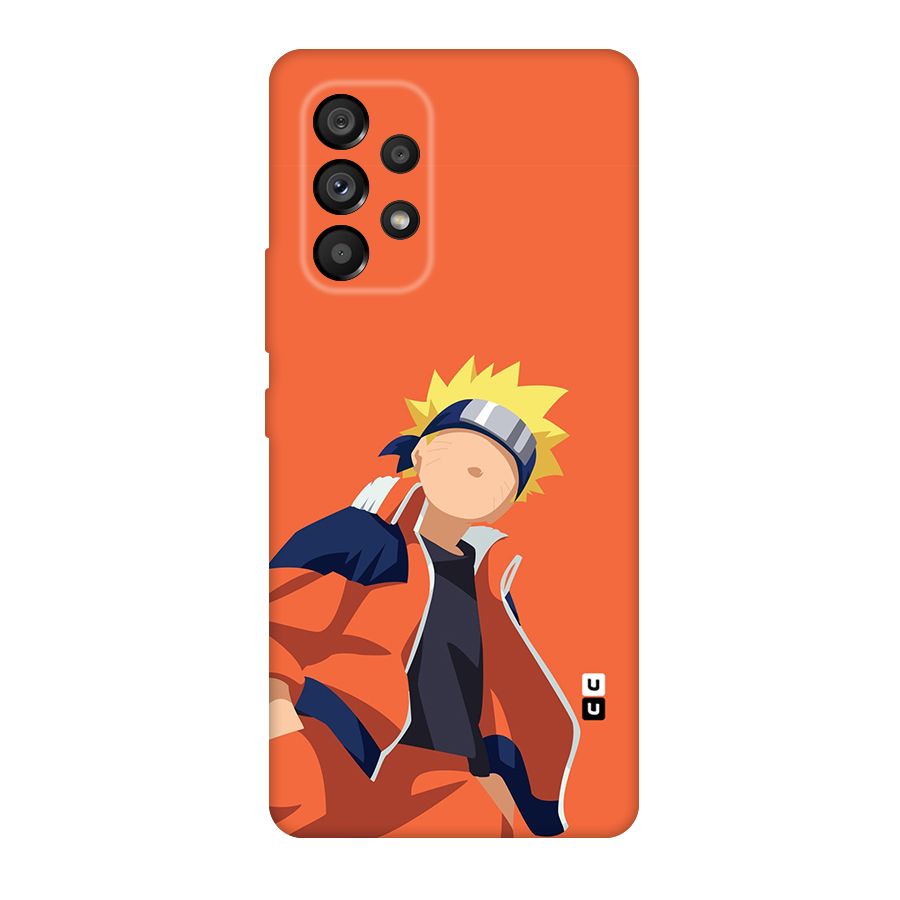 Naruto Uzumaki Minimalist Original Polycarbonate Back Case for Galaxy A53 5G