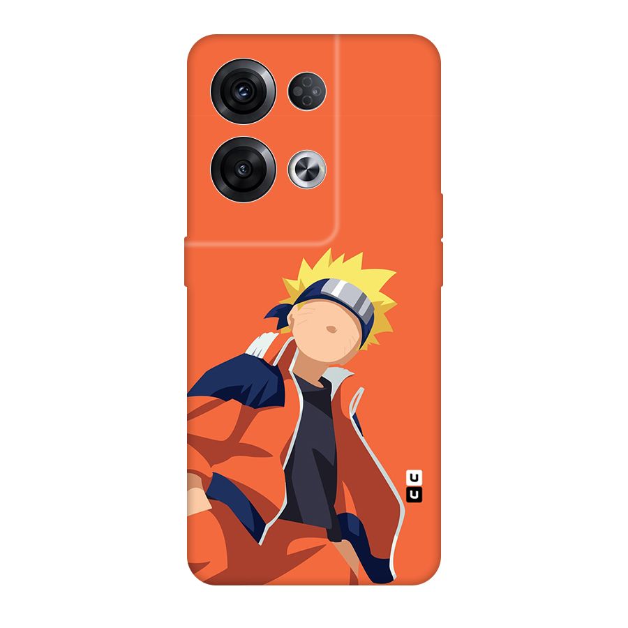Naruto Uzumaki Minimalist Original Polycarbonate Back Case for Oppo Reno8 Pro 5G