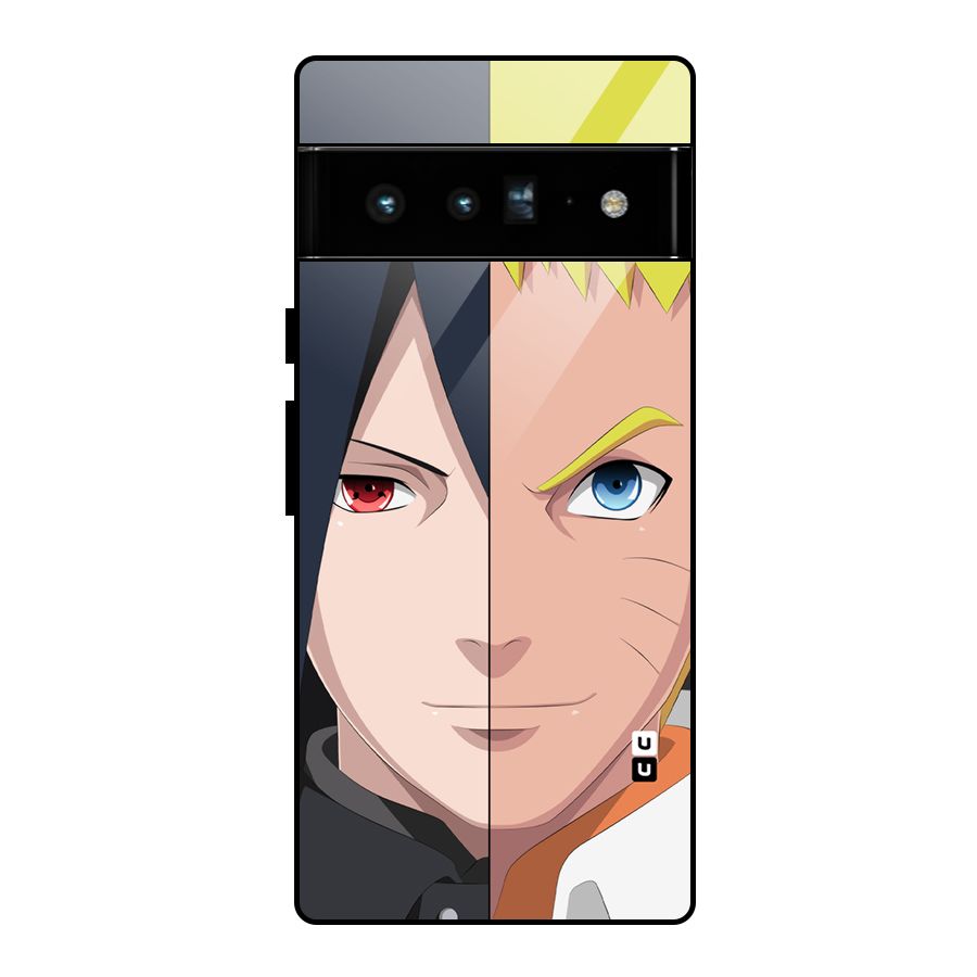 Naruto and Sasuke Glass Back Case for Google Pixel 6 Pro
