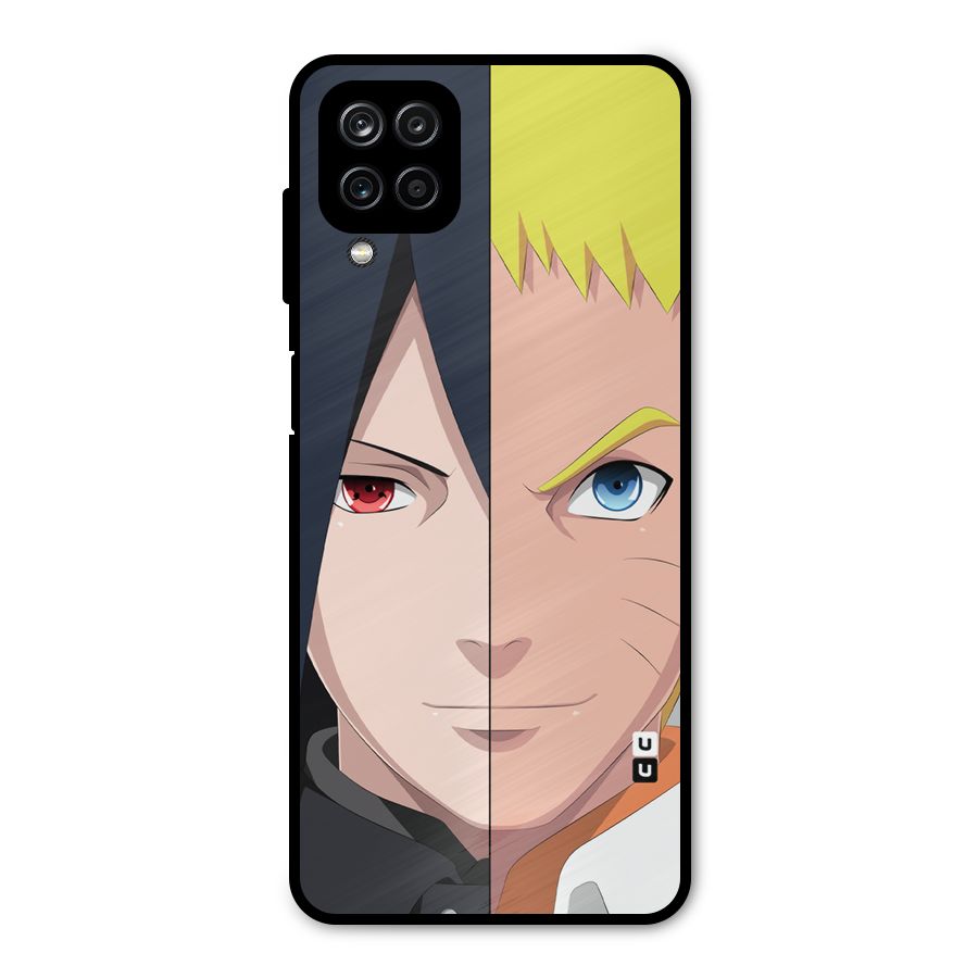 Naruto and Sasuke Metal Back Case for Galaxy A12