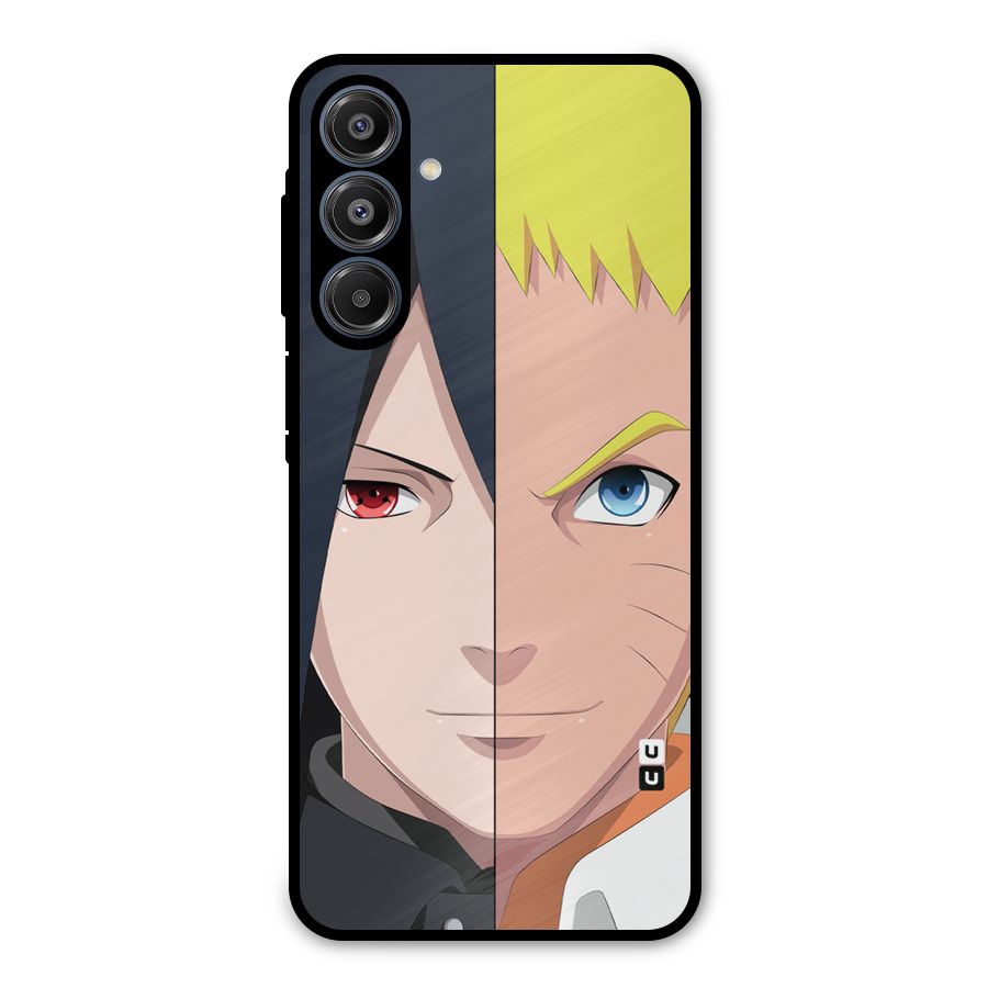 Naruto and Sasuke Metal Back Case for Galaxy A16 5G