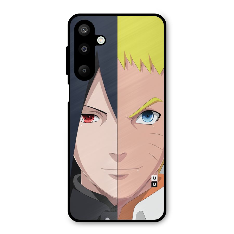 Naruto and Sasuke Metal Back Case for Galaxy M16