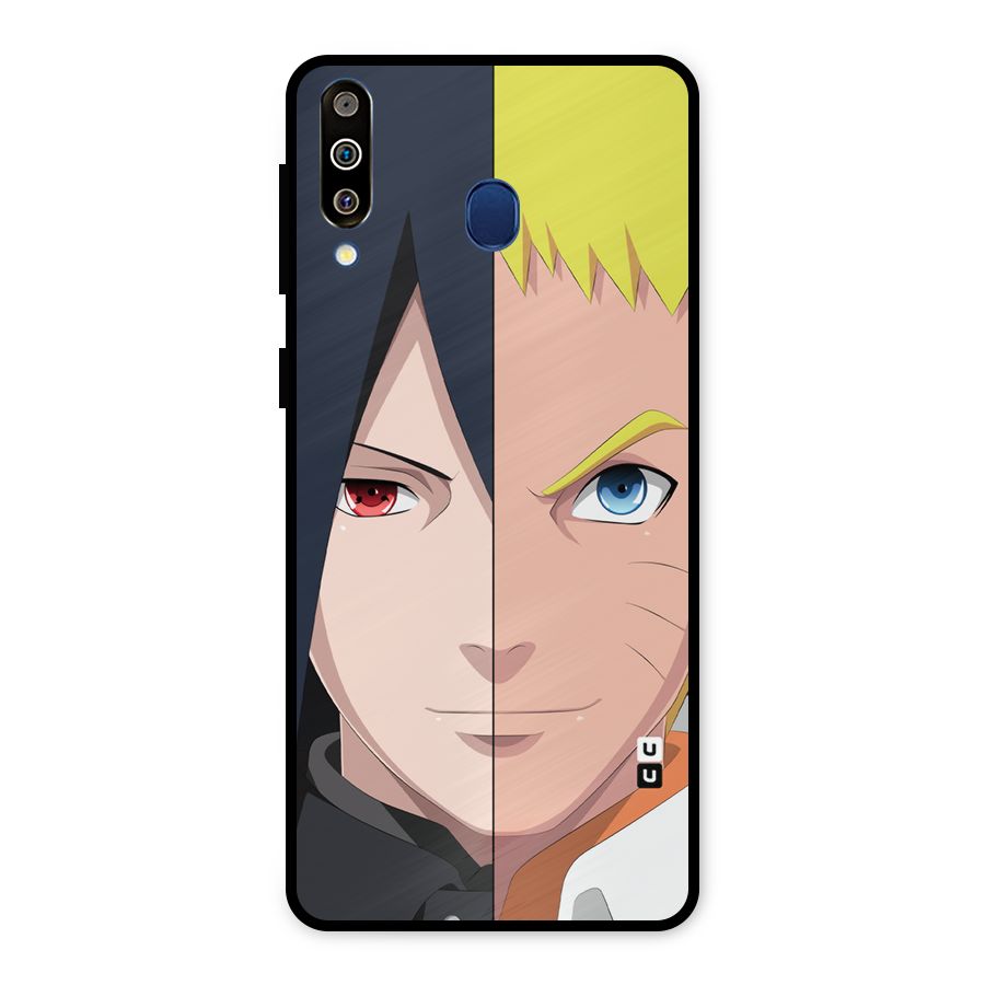 Naruto and Sasuke Metal Back Case for Galaxy M30