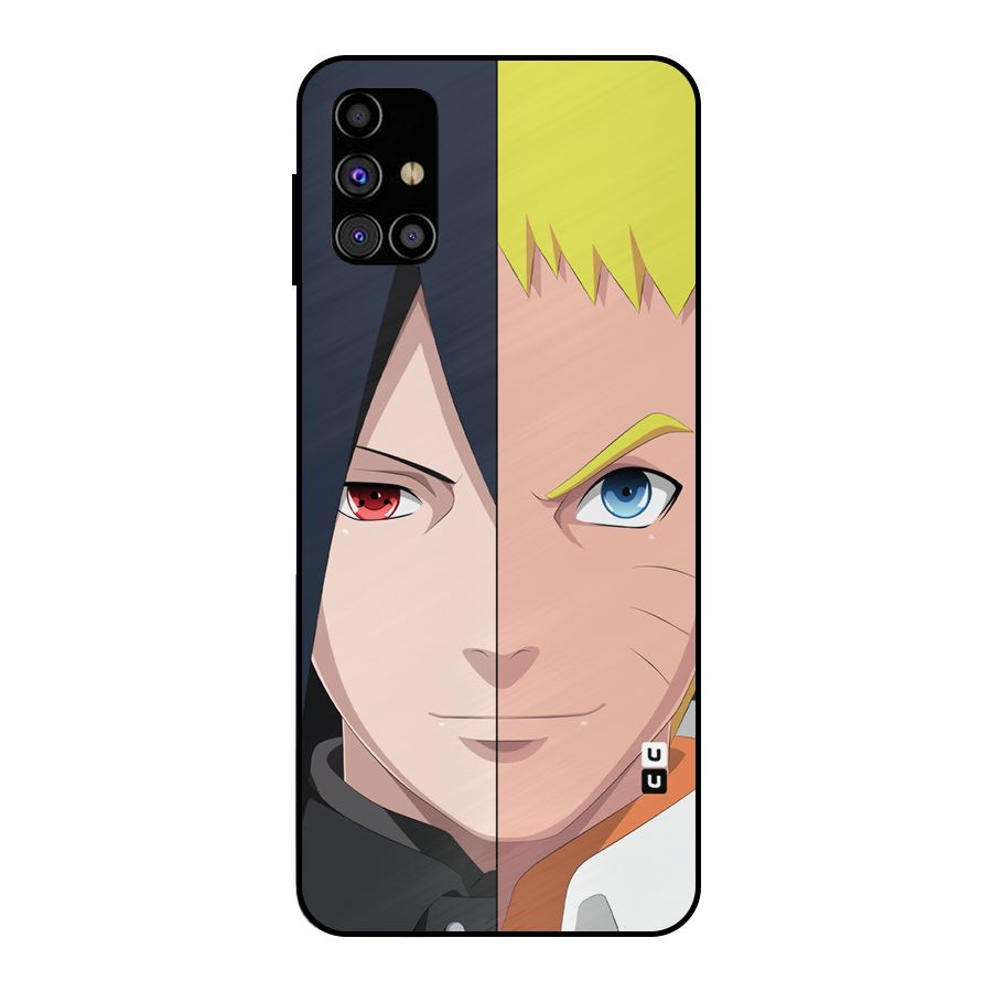 Naruto and Sasuke Metal Back Case for Galaxy M31s