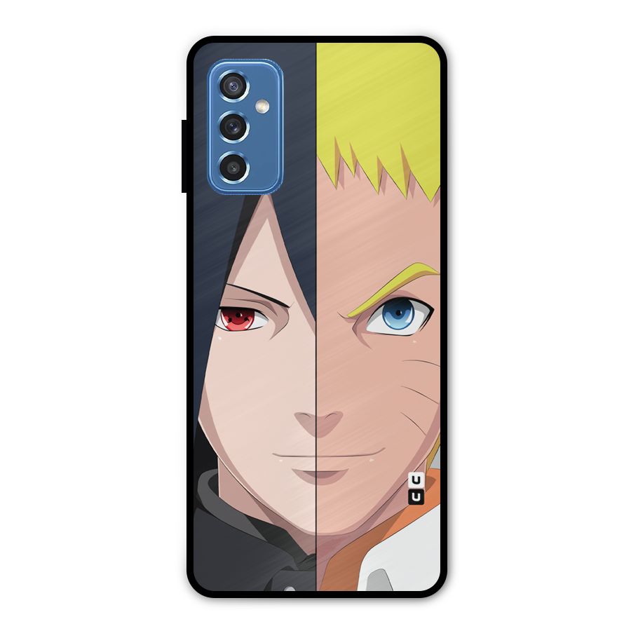 Naruto and Sasuke Metal Back Case for Galaxy M52 5G
