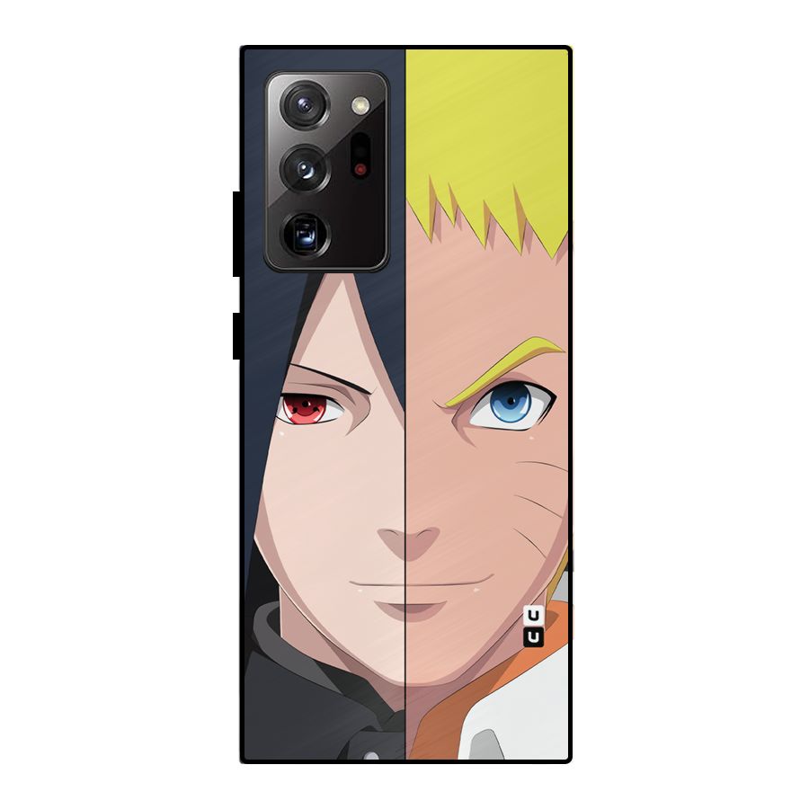 Naruto and Sasuke Metal Back Case for Galaxy Note 20 Ultra 5G