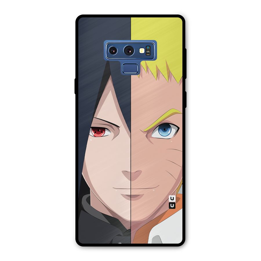 Naruto and Sasuke Metal Back Case for Galaxy Note 9