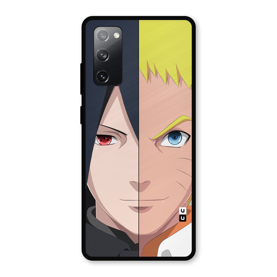 Naruto and Sasuke Metal Back Case for Galaxy S20 FE 5G