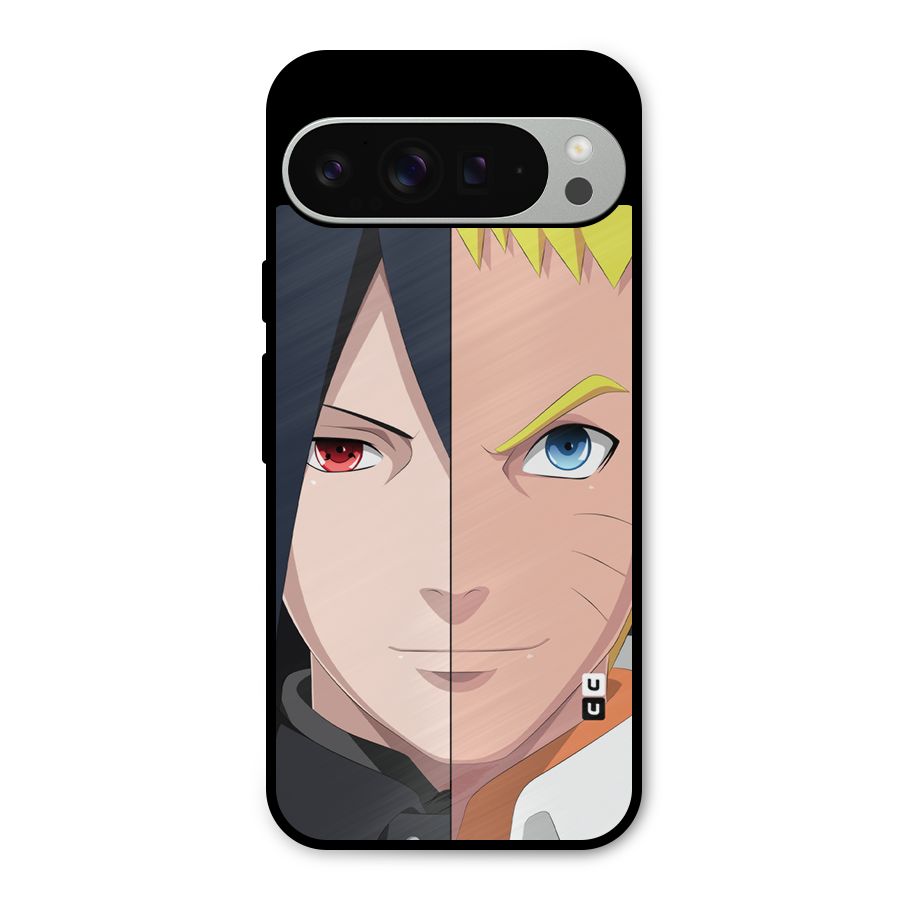 Naruto and Sasuke Metal Back Case for Google Pixel 9 Pro XL