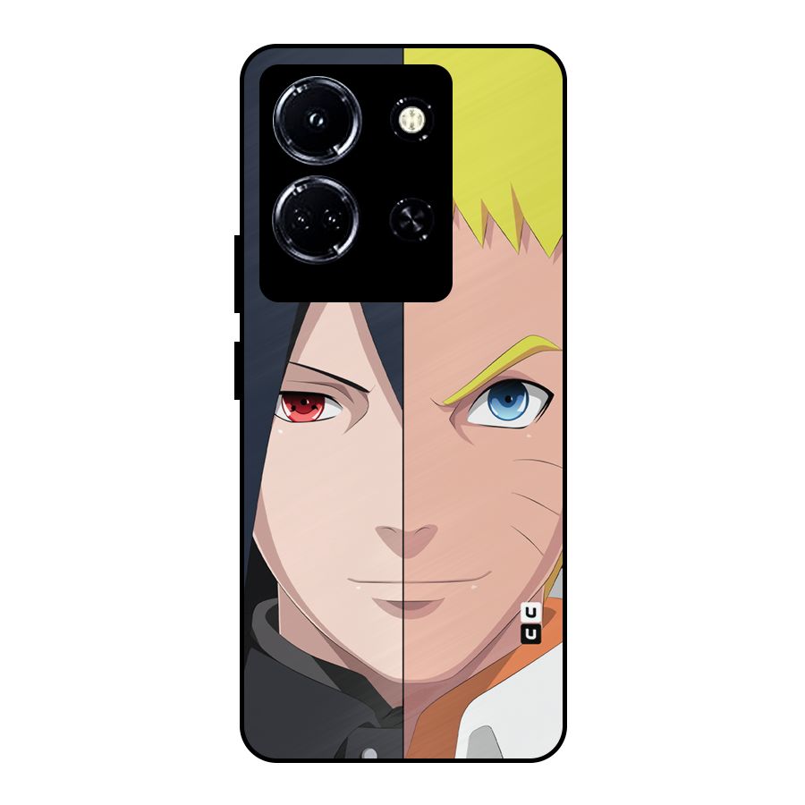 Naruto and Sasuke Metal Back Case for Infinix Note 30 5G