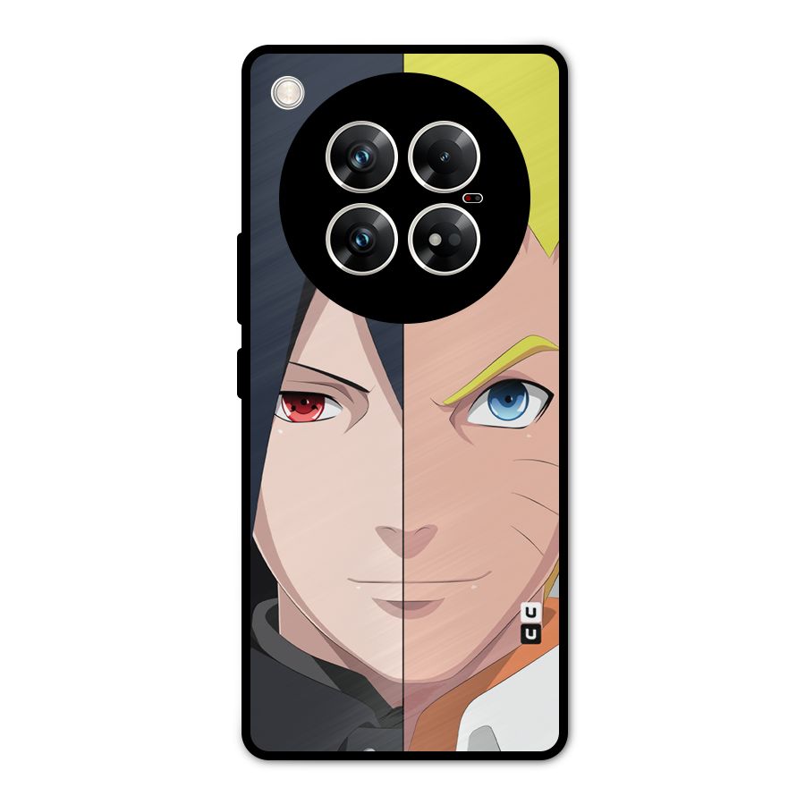 Naruto and Sasuke Metal Back Case for Infinix Zero 40 5G