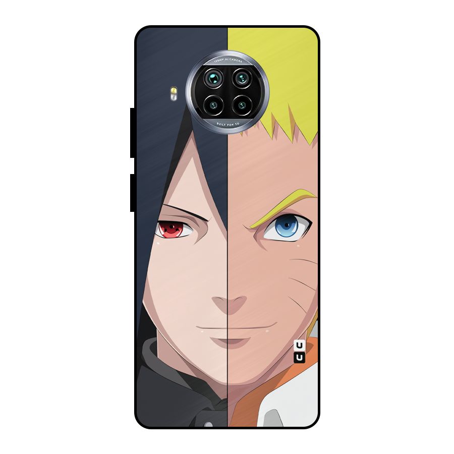 Naruto and Sasuke Metal Back Case for Mi 10i