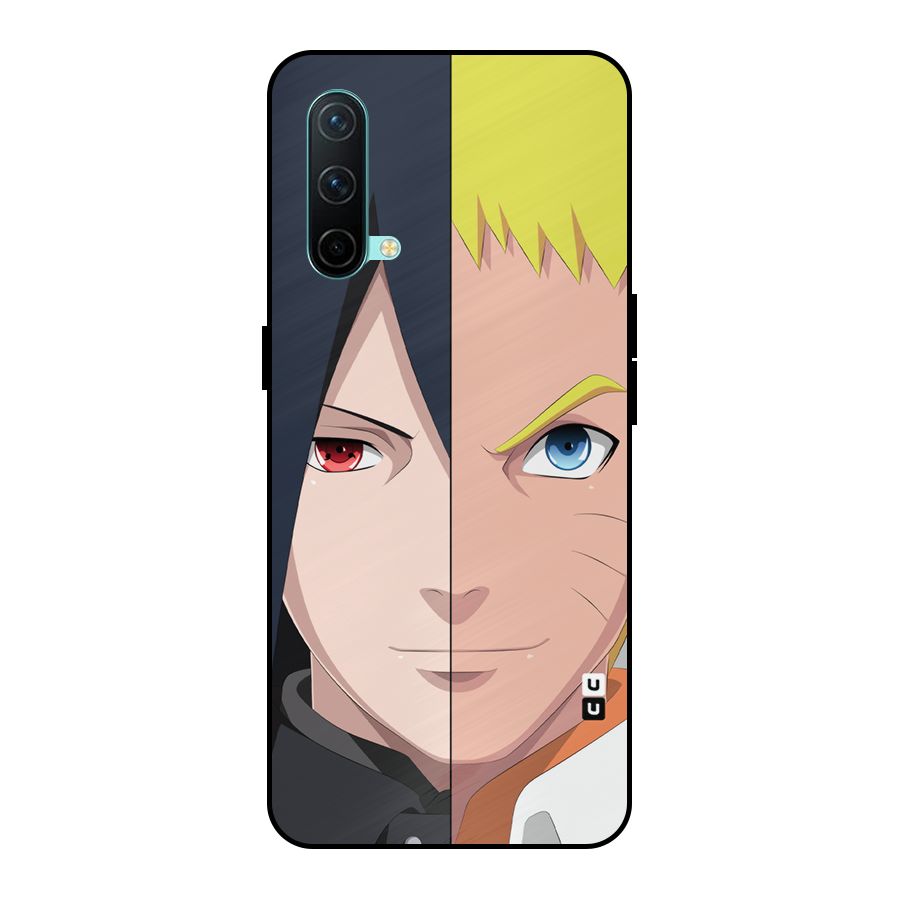 Naruto and Sasuke Metal Back Case for OnePlus Nord CE 5G