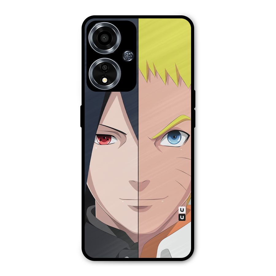 Naruto and Sasuke Metal Back Case for Oppo A59