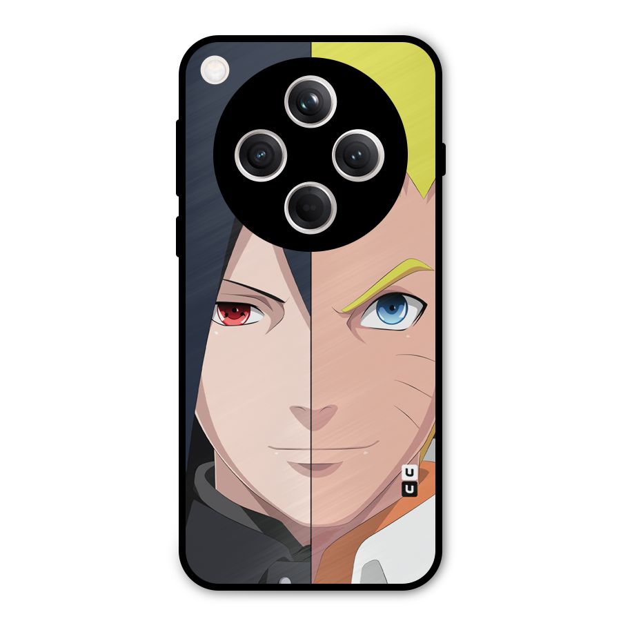 Naruto and Sasuke Metal Back Case for Oppo Find X8