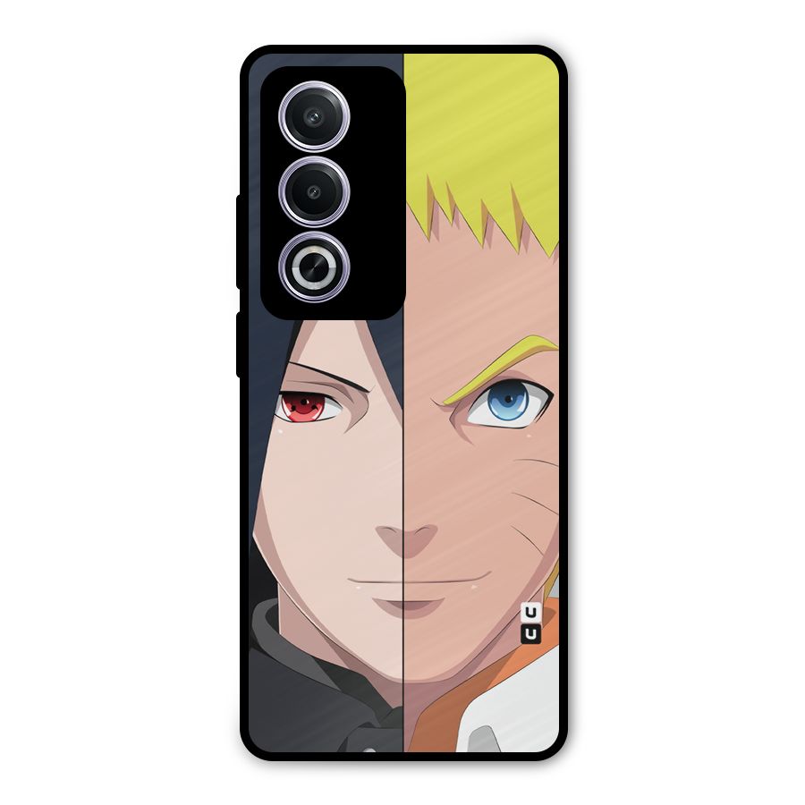 Naruto and Sasuke Metal Back Case for Oppo K12x