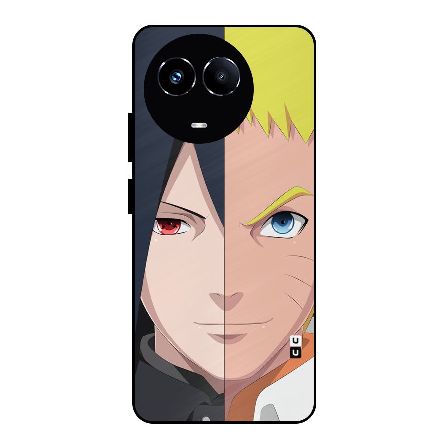 Naruto and Sasuke Metal Back Case for Realme 11 5G