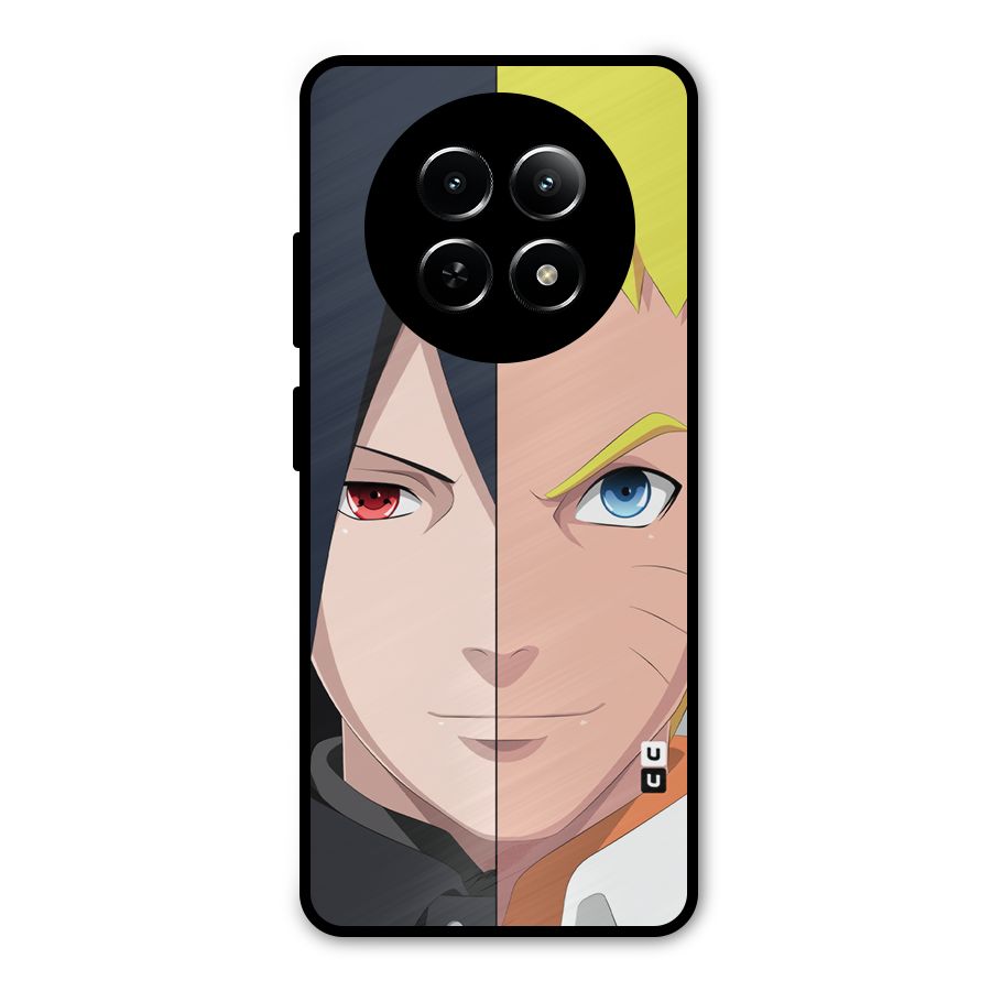 Naruto and Sasuke Metal Back Case for Realme 12 5G