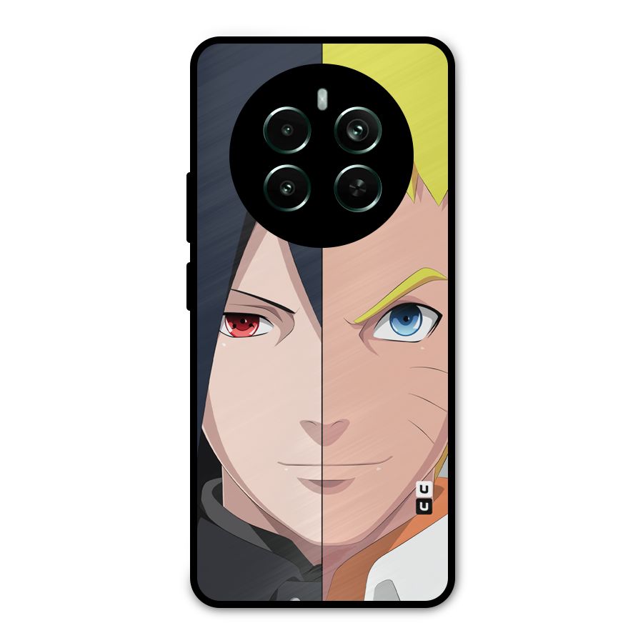 Naruto and Sasuke Metal Back Case for Realme 12 Pro Plus