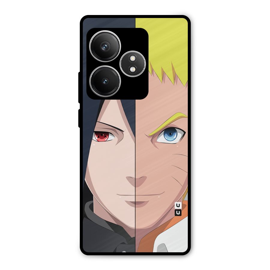 Naruto and Sasuke Metal Back Case for Realme GT 6T