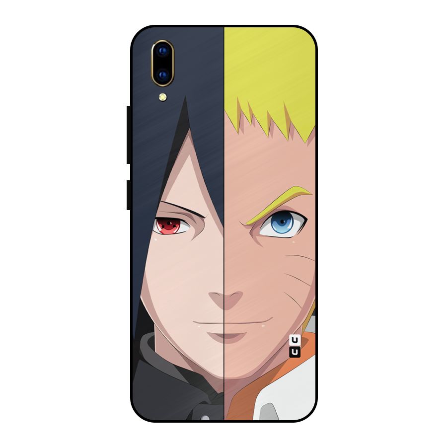 Naruto and Sasuke Metal Back Case for Vivo V11 Pro